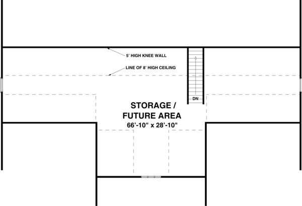 Bonus Room image of The Larkspur House Plan